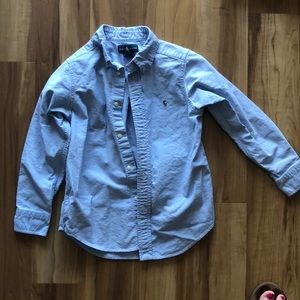 Ralph Lauren button down size 6 light blue